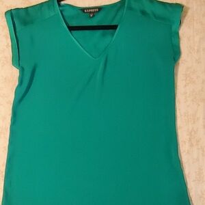Express Brand Beautiful Green Casual Blouse.